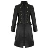 Mens Pentagramme Severin Black Mens Long Coat 